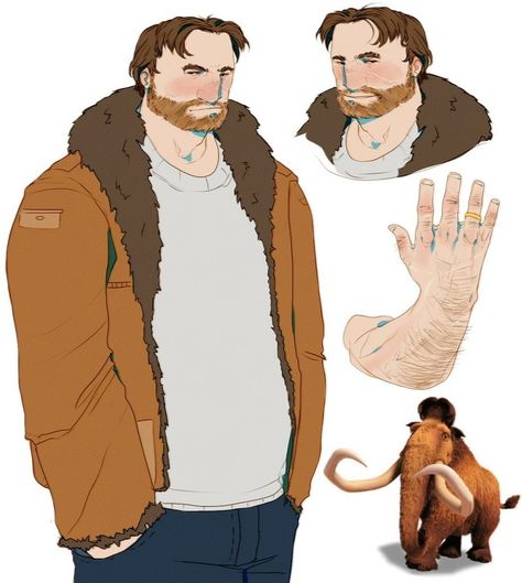 Ice Age Fanart Human, Ice Age Human Version, Ice Age Fanart, Disney Characters As Humans, Art Adventure Time, Humanized Disney, Dreamworks Characters, Art Harry Potter, Cartoon Characters As Humans