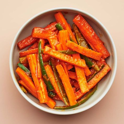 Carrot Sambharo Is A Punchy, Crunchy Carrot Condiment That's Good With Everything | Bon Appétit Indian Sides, Rural Housing, Rice And Beans Recipe, Winter Veggies, Khao Soi, Ranch Chicken Casserole, Good Recipe, Scampi Recipe, Root Veggies