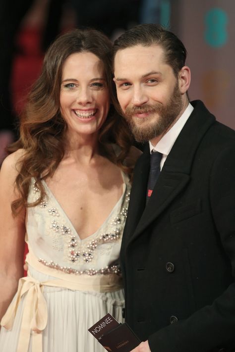 Tom Hardy with Kelly Marcel at BAFTA 2014 Kelly Marcel, Tom Hardy, Actors, Fan