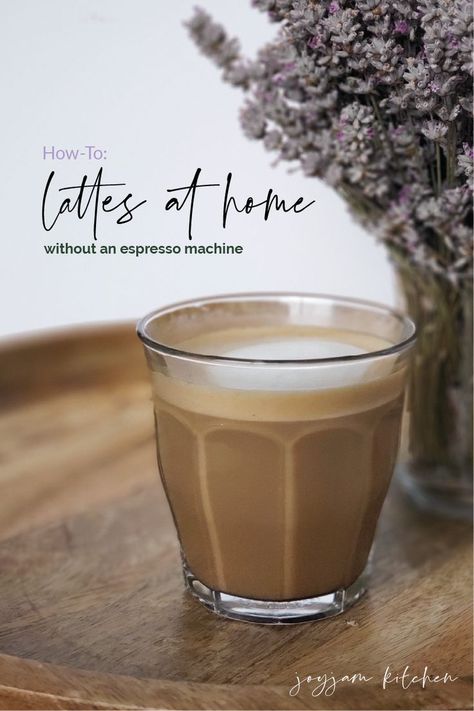 a coffee latte with lavender Concentrated Coffee, Lattes At Home, Moka Pot Espresso, How To Make A Latte, Coffee Lattes, Moka Pot Coffee, French Press Coffee Maker, Art At Home, Make Coffee