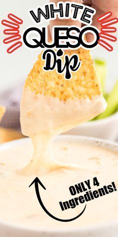 Great Party Snacks, Restraunt Style Queso Dip, How To Make Queso Blanco, Quest Dip With Meat, Restaurant White Queso Dip, Quamolie Dip, Restaurant Queso Dip Crockpot, Stove Top Queso Dip, How To Make Queso Dip Easy