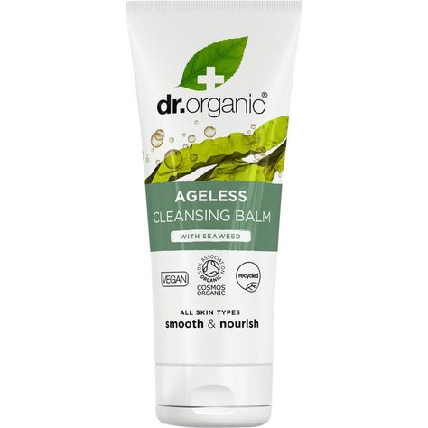 Dr Organic Ageless Cleansing Balm Seaweed is luxurious face cleansing balm enriched with organic seaweed and plant oils. Suitable for all skin types. Face Cleansing, Rosmarinus Officinalis, Hydrated Skin, Skin Care Cleanser, Dry Face, Cruelty Free Brands, Cleansing Balm, Oil Plant, Smoother Skin