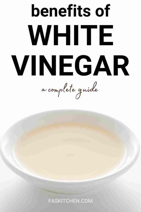 A Pinterest pin showcasing white vinegar with easy-to-understand text. Discover its nutrition, health benefits, and various uses. Get tips on buying and storing white vinegar for cooking and cleaning. Perfect for anyone interested in healthy living and practical home hacks. #WhiteVinegar #HealthyLiving #HomeHacks White Vinegar Benefits, Benefits Of Vinegar, Vinegar Health Benefits, Vinegar Benefits, Drinking Vinegar, Grain Alcohol, Vinegar Cleaning, Vinegar And Water, Distilled White Vinegar