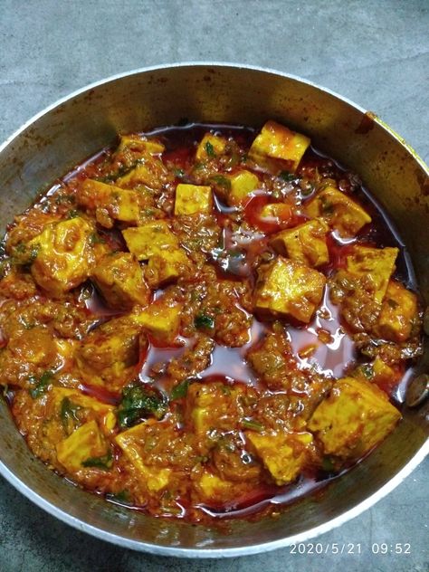 Punjabi paneer masala Veg Starter Recipes, Masala Paneer, Paneer Masala, Recipes With Chicken And Peppers, Eating Food Funny, Foodie Instagram, Chocolate Sandwich, Paneer Recipes, Delicacy Food