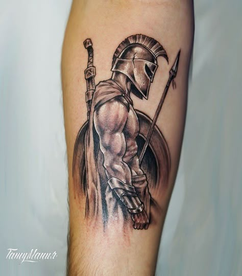 Designer Tattoo Ideas, Spartan Tattoos, Designer Tattoo, Tattoo Homme, Gladiator Tattoo, Soldier Tattoo, Tattoo Designer, Spartan Tattoo, Cool Forearm Tattoos