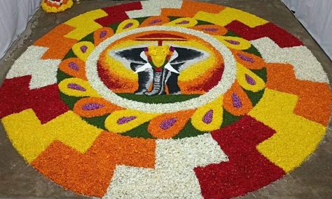 Onam Pookalam Design Best, Onam Pookalam Design Drawing, Onam Images, Onam Pookalam Design, Onam Pookalam, Pookalam Design, Flower Carpet, Campus Outfit, Prize Winning