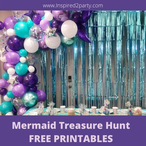 Mermaid Birthday Party Decorations Diy, Pokemon Party Games, Ariel Birthday Party, Mermaid Balloons, Mermaid Birthday Party Decorations, Mermaid Theme Birthday Party, Ariel Birthday, Super Mario Birthday Party, Pokemon Birthday Party