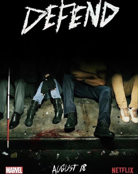 NEW!!! Poster from Marvel's The Defenders Alias Investigations, Finn Jones, Marvel Multiverse, Defenders Marvel, The Defenders, Troll Hunters, Marvel Netflix, Motion Poster, Luke Cage