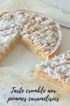 Pear Crumble Pie, Apple Crumble Pie, Pear Crumble, Dessert Pie Recipes, Pie Crumble, French Desserts, Sweet Pie, Pie Dessert, Sweet Tarts