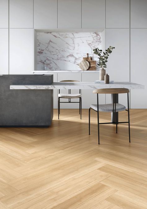 large herringbone floor tiles Tiles Herringbone, Wood Effect Porcelain Tiles, Real Wood Floors, Luxury Tile, Wood Effect Tiles, Herringbone Floor, Tile Manufacturers, Best Kitchen Designs, Wood Look Tile