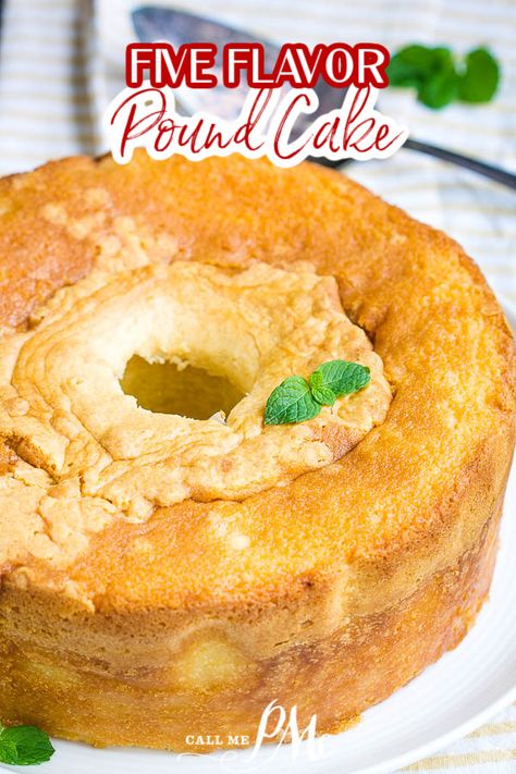 Southern Living Apple Butter Pound Cake, Pound Cake Glaze Recipe, Caribbean Cake, 5 Flavor Pound Cake, Five Flavor Pound Cake, Cream Cheese Pound Cake Recipe, Coconut Pound Cakes, Butter Pound Cake, Awesome Desserts