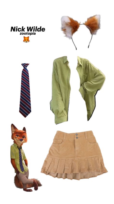 Fox costume disfraz nick wilde zootopia zorro mujer Fox Outfit Halloween, Gazelle Zootopia Costume, Fox From Zootopia, Nick Wilde Costume, Fox Zootopia, Zootopia Costume, Judy Hopps Costume, Nick Wilde Zootopia, Fox Halloween Costume