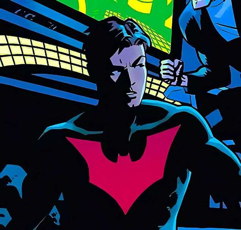 Batman Beyond Terry, Comic Pfp, Terry Mcginnis, Future Batman, Nightwing And Starfire, Batman Arkham City, Batman Artwork, Dc Comics Superheroes, Batman Beyond