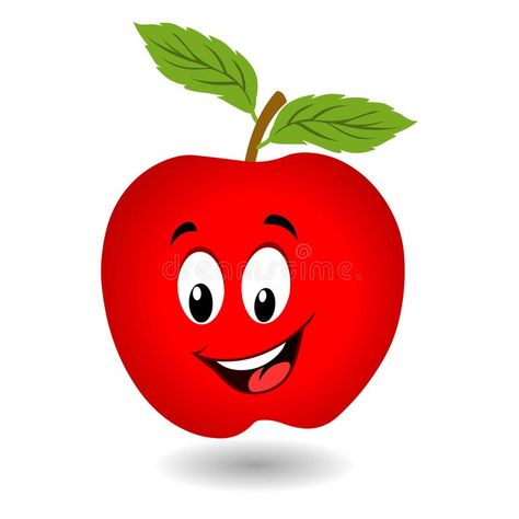 Fruit Images Design, Apple Images Fruit, Apple Cartoon Image, Animated Apple, Pictures Of Apples, Apple Pictures, Apple Of My Eye, Cartoon Apple, Apple Cartoon