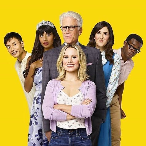 The Good Place Cast, Comfort Series, Tonight Alive, Kristen Bell, Fictional World, Comedy Tv, Funny As Hell, Everything Is Fine, Nerd Geek