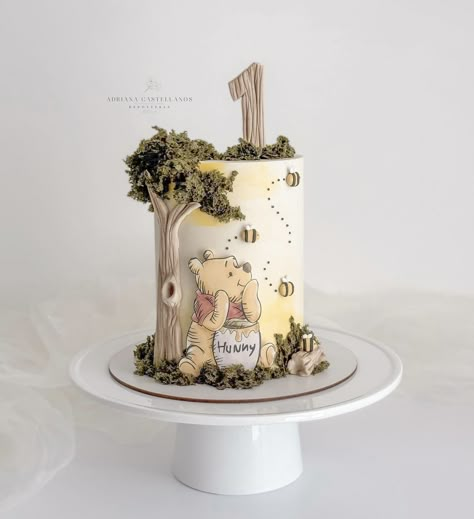 Classic Pooh Bear, Pooh Cake, Winnie The Pooh Cake, Cake Image, Classic Pooh, Edible Images, Cake Images, Pooh Bear, Winnie The Pooh