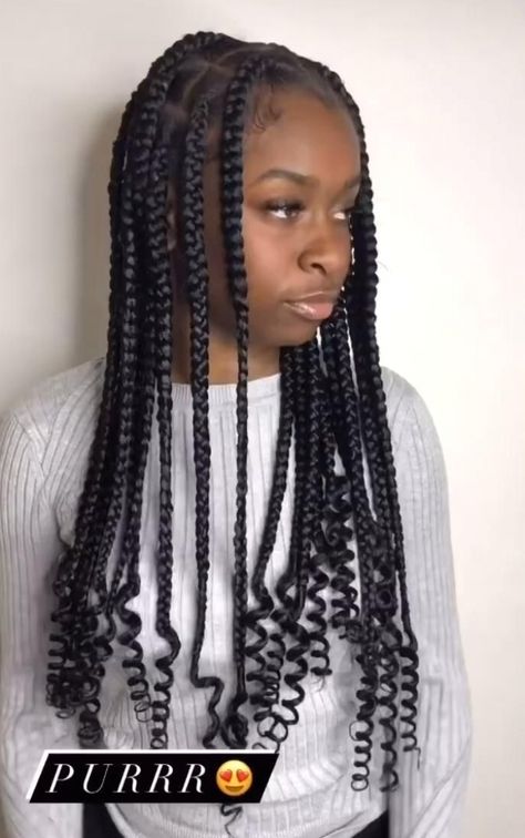 Big Short Braids With Curls, How To Style Coi Leray Braids, Blonde Coi Leray Braids, Could Leray Braids, Long Coi Leray Braids, Leray Braids, Coi Leray Braids, Braids Hairstyles For Black Women, Twist Braiding Hair