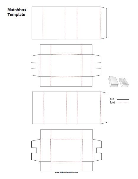 Free Printable Matchbox Template. Free Printable Matchbox Template that can be great for a tiny gift. Great for party favors, gifts for birthdays, Christmas, Easter, Valentines Day. Print this Matchbox Template free using your laser or inkjet printer. To make the matchbox craft you only need a printer, paper, scissors and glue. Just print the template onto a heavy paper, Mini Matchbox Crafts, Cricut Matchbox Template, Diy Matchbox Template, Tiny Box Template, Matchbox Template Free Printable, Matchbox Crafts Birthday, Matchbox Crafts Diy, Matchbox Diy, Matchbox Cards