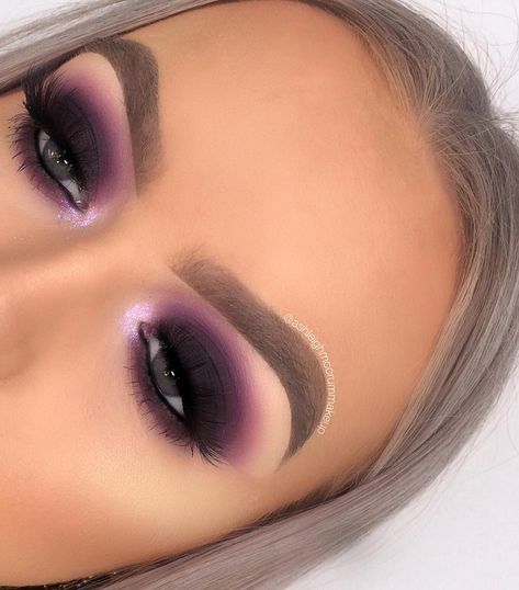 Makeup For Plum Dress, Rocker Makeup, Maquillaje Smokey Eyes, Machiaj Smokey Eyes, Smokey Eyes Tutorial, Grey Smokey Eye, Dramatic Smokey Eye, Smokey Eye Makeup Look, Smokey Eye Easy