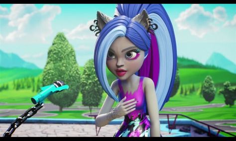 Silvi timberwolf screenshort Silvi Timberwolf, Disney Princess Fan Art, Anime Monsters, Monster High Characters, Anime Dolls, Ever After High, Mascot Costumes, Monster High, Nickelodeon