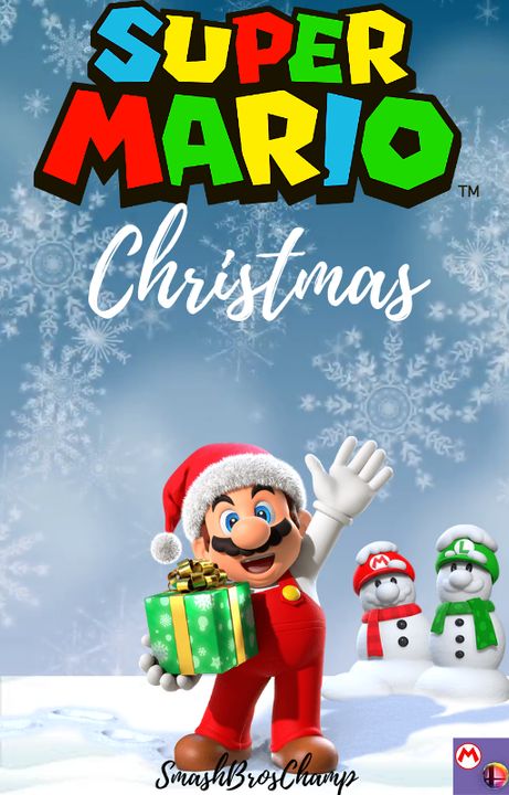 Super Mario Christmas Wallpaper, Super Mario Bros Christmas, Super Nintendo World Hollywood, Christmas Wattpad, Goomba Mario, Super Mario Christmas, Mario Christmas, Iphone 6s Wallpaper, Super Mario Bros Party