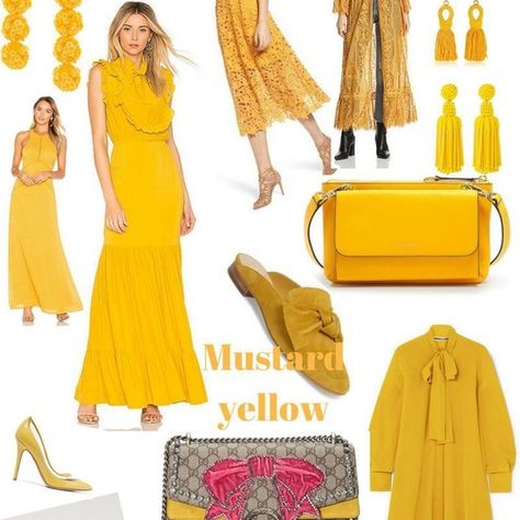 Mustard yellow I love the mustard yellow color right now. Dresses, shoes,bags,jackets,and earrings. Love the whole style! You can shop all my mustard must have!  #ShopStyle #shopthelook #SpringStyle #MyShopStyle #SummerStyle #WeddingGuestLooks #BirthdayParty #BeachVacation #FestivalLooks #WearToWork #WeekendLook #GirlsNightOut #NYFW #DateNight #TravelOutfit #OOTD #mustard #yellow Winter Maxi Dress Outfit, White Maxi Dress Outfit, Beach Flower Girl Dresses, Sweater Dress Outfit Winter, Yellow Dress Outfit, Casual Bridesmaid Dresses, Simple Homecoming Dresses, Casual Oufits, Baby Pink Dresses