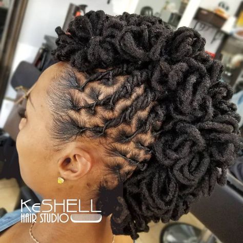 Mar 22, 2020 - This Pin was discovered by BC R. Discover (and save!) your own Pins on Pinterest. Monistat Hair Growth, Black Hair Locs, Loc Styles Short, Long Shag Cut, Unique Loc Styles, Lock Styles, Short Dreadlocks Styles, Dreads Styles For Women, Dreads Hairstyles