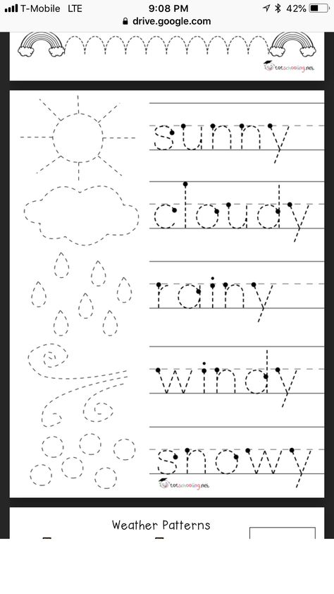 Homework Sheets For Kindergarten, Weather Tracing Worksheets, Kindergarten Fun Worksheets, English Work Sheet For Kindergarten, Free Pre Schooler Worksheet, Preschool Writing Printables, English Kindergarten Worksheets, Pre Schoolers Activities Printable, Preschool Learning Activities Printables