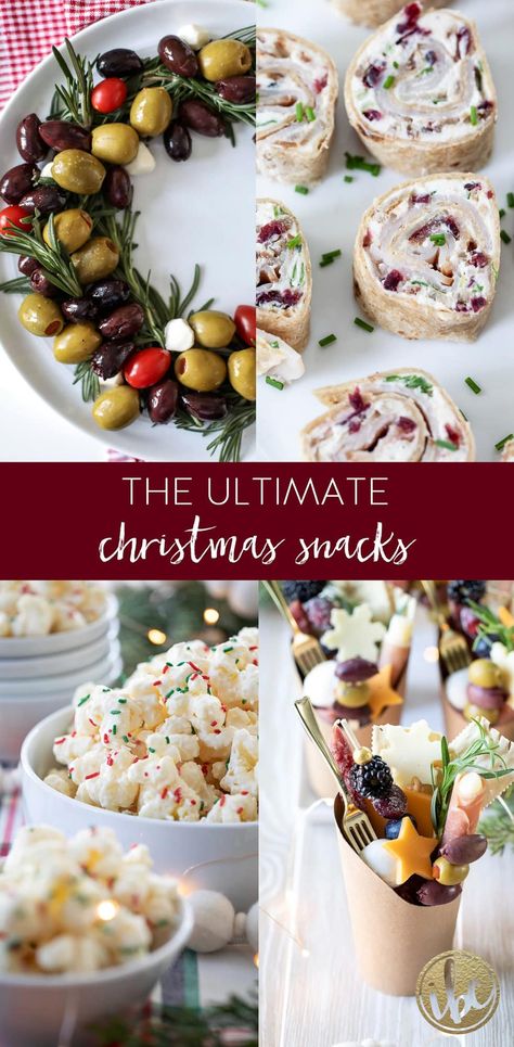 Christmas Holiday Snacks, Snacks For Entertaining, Savory Christmas Treats, Christmas Snack Recipes, Chex Mix Recipes Sweet, Christmas Nibbles, Snacks Christmas, Christmas Snacks Easy, Holiday Party Game