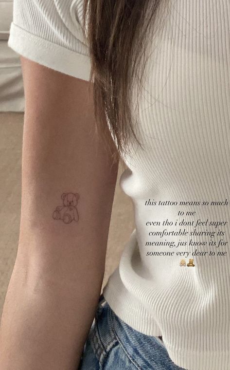 Birth Marks, Minnie Tattoo, Fingerprint Tattoos, Soft Tattoo, Small Girly Tattoos, Bunny Tattoos, Bear Tattoos, Small Pretty Tattoos, Cute Little Tattoos