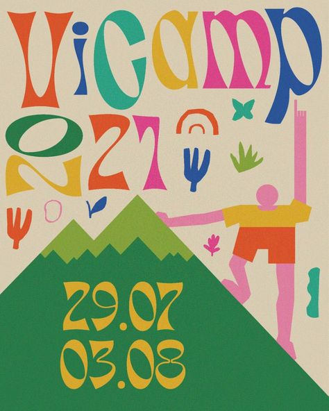 Summer Camp Graphics, Summer Camp Graphic Design, Summer Camp Branding, Youth Camp Poster, Summer Camp Poster Design, Summer Camp Illustration, Summer Camp Design, Summer Camp Poster, Camp Poster