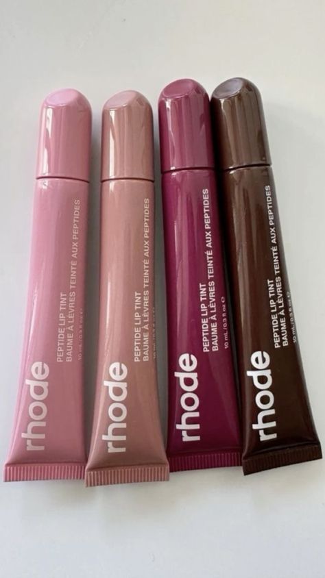 What’s your favourite Rhode lip tint?  #rhode #rhodebeauty #haileybieber Rhode Lip, Lip Tints, Lip Tint, Makeup, White, Make Up