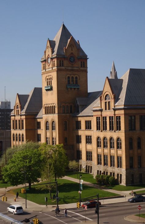 Old Main ... Wayne State University. Wayne State University Aesthetic, Historic Detroit, Canada Ottawa, Detroit History, Wayne State University, Wayne State, Town Building, Detroit Area, Essex County