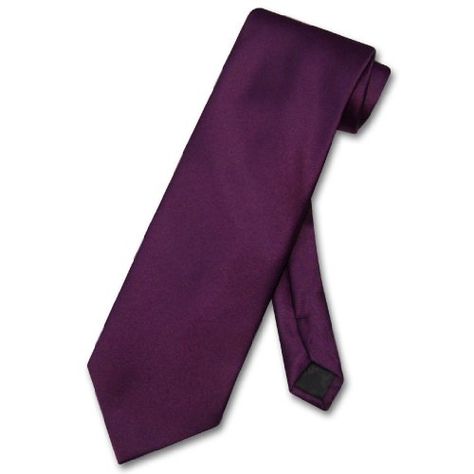 Vesuvio Napoli NeckTie Solid EGGPLANT PURPLE Color Men's Neck Tie $9.95 Wedding Add Ons, Vesuvio Napoli, Chapel Of Love, Dress Man, Mens Neckwear, Men's Formal Wear, Purple Eggplant, Mens Formal Wear, Purple Outfits