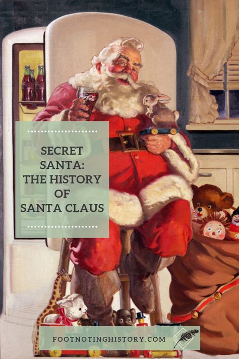 Feast Of St Nicholas, History Of Santa Claus, Homeschool Adventures, Santa Claus Pictures, Christmas History, Christmas Lesson, Unit Studies, Vintage Santa Claus, St Nicholas