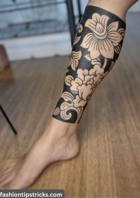 Negative Space Tattoos, Leg Tattoo Designs, Negative Tattoo, Rebirth Tattoo, Negative Space Tattoo, Space Tattoos, Trash Polka Tattoo, Leg Tattoos Women, Space Tattoo