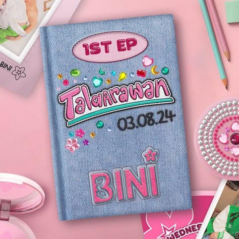 Bini Graphic Designs, Bini Pics, Collage Scrapbook Layouts, Font Canva Lettering, Student Essentials, Bini Ph, Album Cover Wallpaper Collage, Notebook Cover Design, Collage Scrapbook