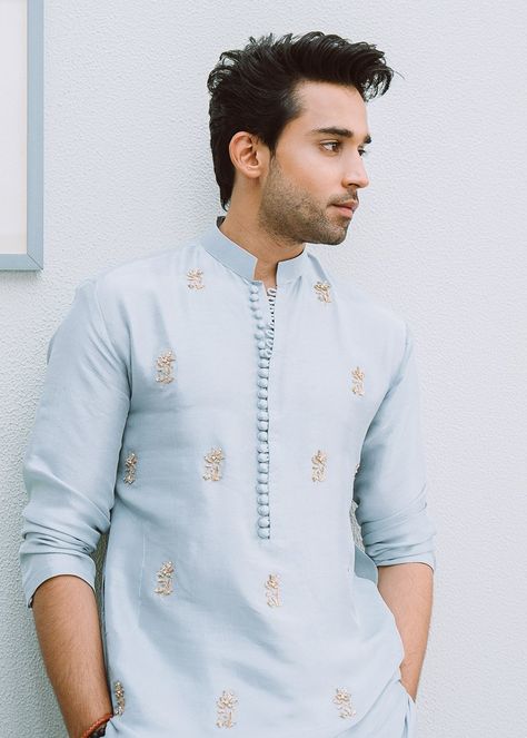 Sadaf Fawad Khan, India Fashion Men, Indian Wedding Suits Men, Latest Kurta Designs, Indian Wedding Clothes For Men, Fawad Khan, Boys Kurta Design, Wedding Kurta For Men, Prince Coat