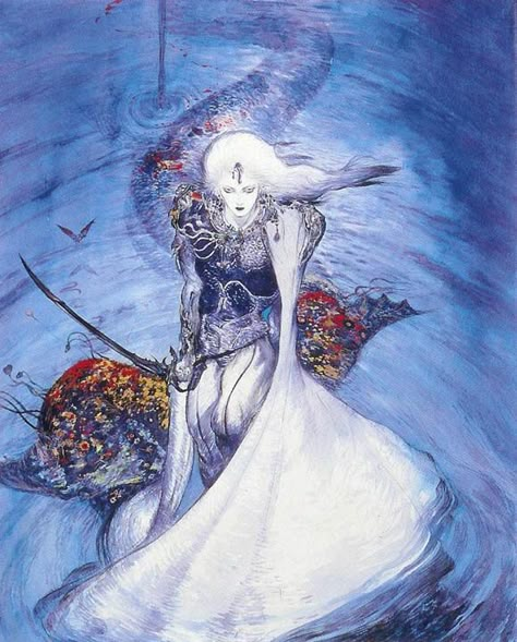 The Art of Yoshitaka Amano : Photo Amano Yoshitaka, Yoshitaka Amano, Oc Board, Final Fantasy Art, Vampire Hunter, Elden Ring, Sketchbook Ideas, Art Japonais, Art Et Illustration