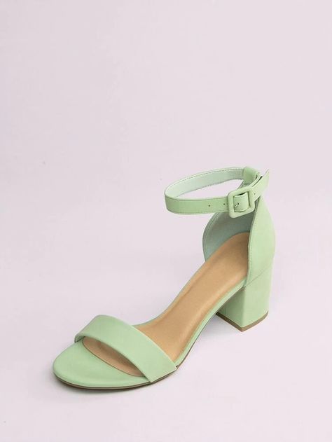 Princess Tiana Heels, Cute Green Heels, Light Green High Heels, Sage Green High Heels, Short Heels Aesthetic, Pastel Green Heels, Sage Heels, Sage Green Heels, Light Green Heels