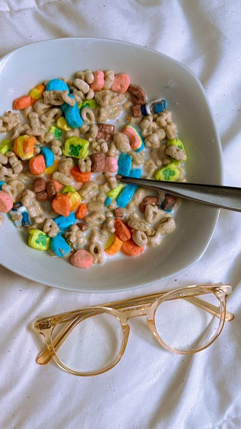 Cereal Lucky Charms, Aesthetic Film Photography, Glasses Aesthetic, Lucky Charms Cereal, Letter Photography, Aesthetic Film, Aesthetic Eyes, Ap Art, Lucky Charms