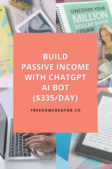 Want a stream of passive income but looking for a way to do it that’s both cost and time efficient? I’m going to show you step-by-step one of the best ways to build passive income using chat GPT that can earn you around $335/day! Real Passive Income, Passive Income Ideas For Women, Passive Income Ideas 2023, How To Make Passive Income Online, Online Passive Income Ideas, Passive Income For Moms, Passive Profit Millionaire, How To Make Passive Income, Passive Income Aesthetic