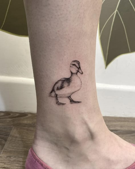 30 Delightful Duck Tattoo Ideas for Men & Women in 2024 Duck Tattoo Ideas, Think Tattoo, Duck Tattoos, Knife Tattoo, Water Tattoo, Duck Pins, Head Tattoo, Duck Head, Thai Tattoo