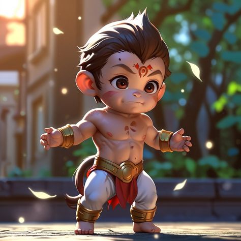 an ai image of lord Hanumanji which looks really stunning.please do comment !! how cute aur bal hanuman is looking. JAI HANUMAN Hanuman Anime, Cute Hanuman, Bal Hanuman, Jai Hanuman, Hanuman Ji, Cartoon Tv, Generative Art, Good Morning Quotes, Let Me