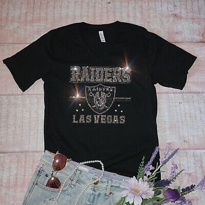 Great shopping ideas for Las Vegas Raiders Rhinestone New Womens VNeck Sizes Sm thru 4X Womens sizing, Women Tops Raiders Hoodie, Football Hoodies, Team Spirit Shirts, Bling Top, Bling Shirts, Tshirt For Women, Spirit Shirts, Las Vegas Raiders, Football Outfits