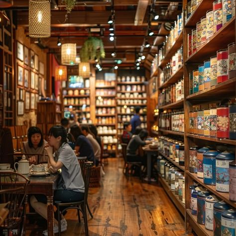 Cozy bookstore cafe: Customers sit and enjoy beverages in a #cozy bookstore cafe lined with #wooden #shelves stocked with #products. #reading #coffeetime #aesthetic ⬇️ Download and 📝 Prompt 👉 https://stockcake.com/i/cozy-bookstore-cafe_1117765_477352 Cozy Bookstore Aesthetic, Japanese Bookstore, Cozy Bookstore, Bookstore Owner, Cozy City, Bookstore Aesthetic, Bookstore Design, Library Cafe, Nature Education