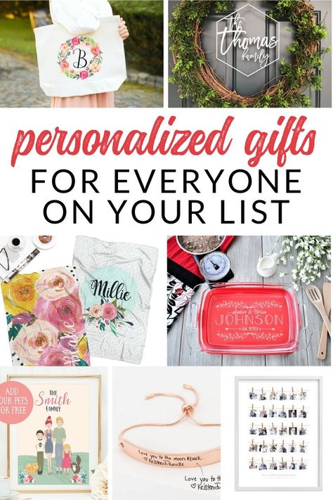 Wow everyone on your list with one of these unique personalized gifts. I've gathered the best monogram and customized gift ideas sure to please friends and family this holiday season. Give the perfect Christmas gift with something personalized. Inexpensive Gifts For Men, Mom Blanket, Personalized Gifts For Women, Gift Ideas Personalized, Inexpensive Gifts, Custom Gift Ideas, Birthday Gift For Mom, Personalized Gift Ideas, Name Blanket