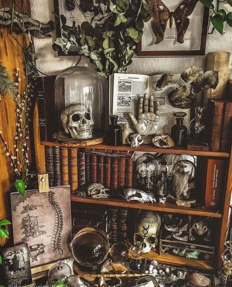 Witch Bedrooms, Goth Houses, Gothic Cottagecore, Goth Cottagecore, Witchy Room, Witch Room, Witch Cottage, Goth Home Decor, Goth Decor