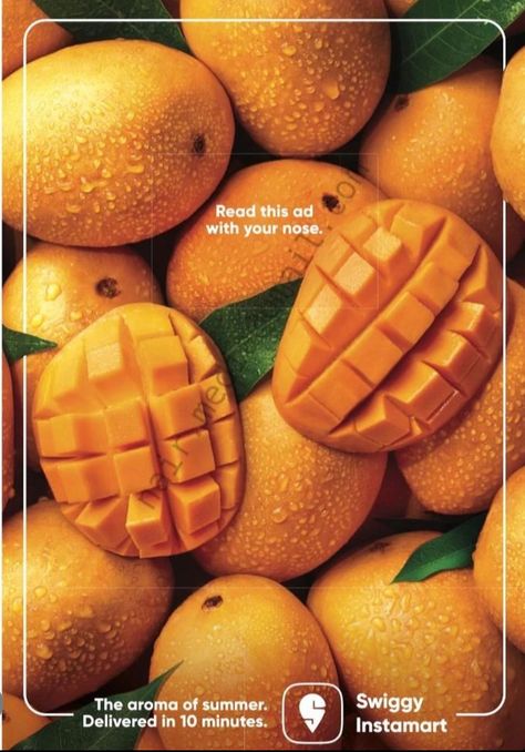 Mango Images, Best Print Ads, Newspaper Front Page, Newspaper Front Pages, Good Advertisements, Best Ads, Sweet Smell, Photography Marketing, Print Advertising