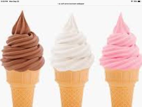 Happy Facts, Ice Cream Wallpaper, Neapolitan Ice Cream, Serve Ice Cream, Interactive Posts, Ice Cream Photos, Soft Serve Ice Cream, Ice Cream Cones, Things To Do At A Sleepover